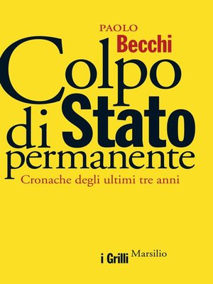 cover image of Colpo di Stato permanente